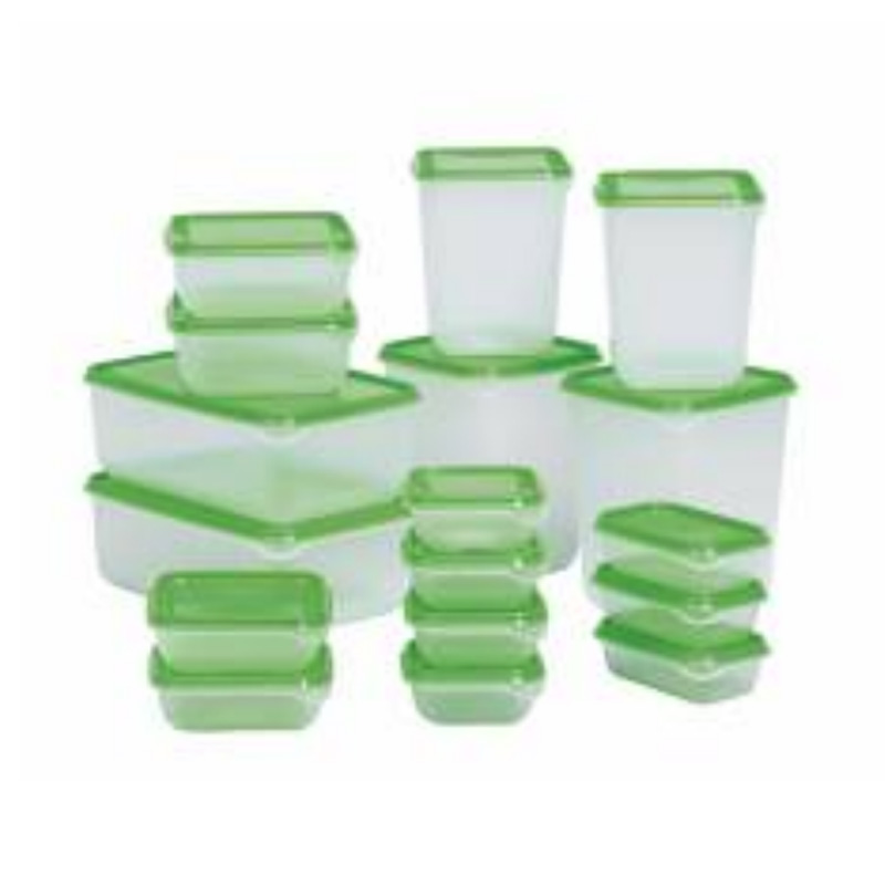 Square Food Container with Lid Thin-Wall Injection Mold