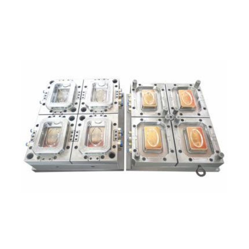 Square Food Container with Lid Thin-Wall Injection Mold