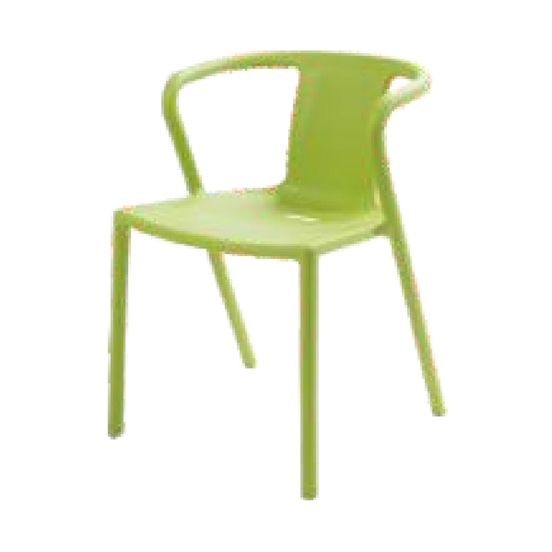 Plastic Armchair with Backrest Injection Mold
