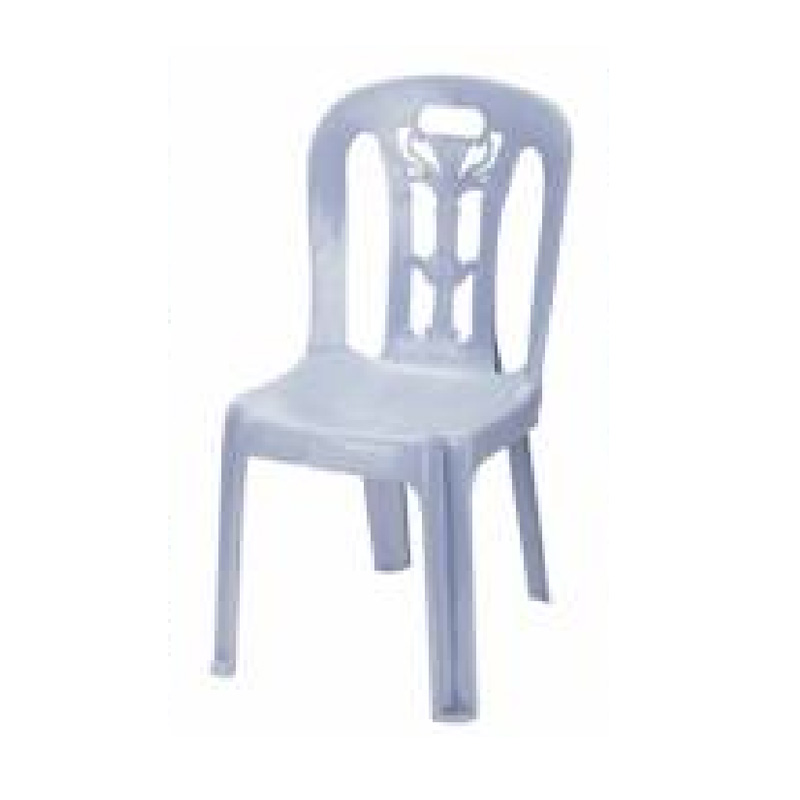 Armless Plastic Patio Chair Mold with Backrest