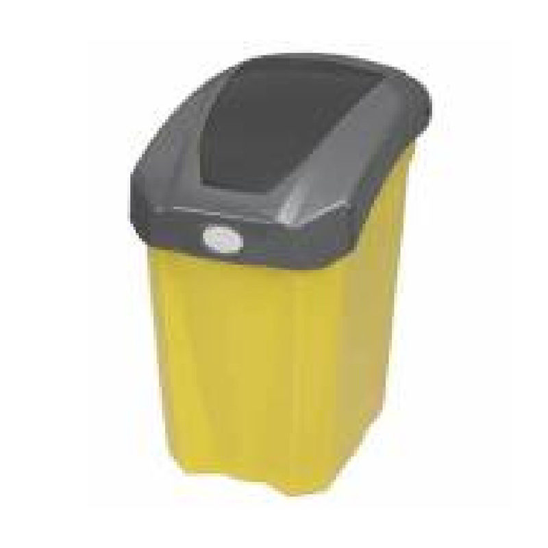 Rotating Flip-Top Trash Can Plastic Mold