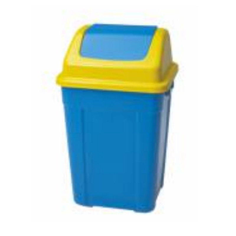 Rotating Flip-Top Trash Can Plastic Mold