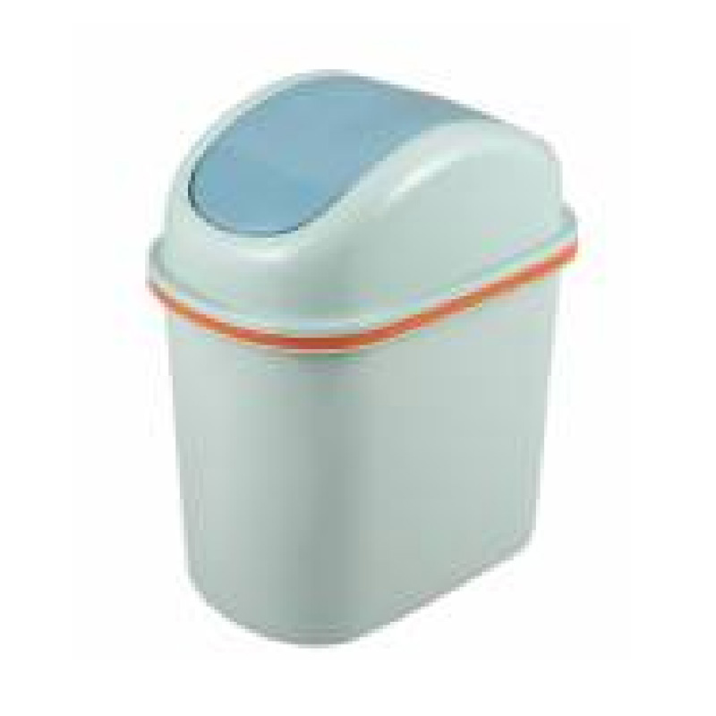 Rotating Flip-Top Trash Can Plastic Mold