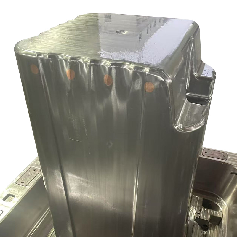 Pedal-Operated Medical Plastic Trash Can Waste Bin External Mold
