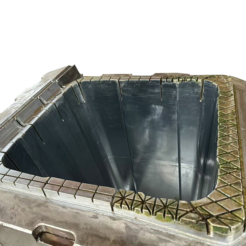 Square Plastic Injection Mold For Trash Can Interior