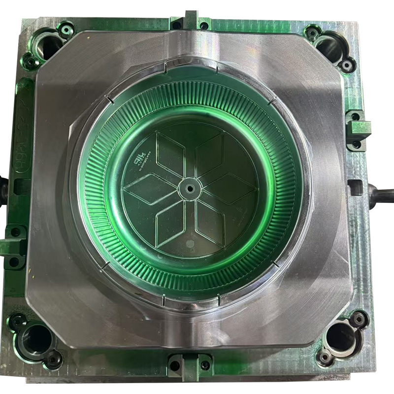 Round Hollow Fruit And Seafood Basket Turnover Injection Mold